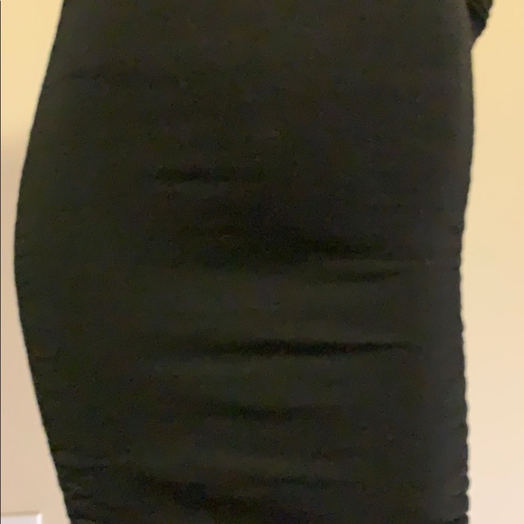 Michael Kors Collection Black Wool Ruched …Dress - Picture 5 of 14